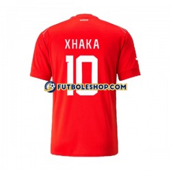 Primera Equipación del Suiza Xhaka 10 World Cup 2022 Manga Corta para Hombre Primera Equipación del Suiza Xhaka 10 World Cup 2022 Manga Corta para Hombre