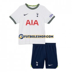 Primera Equipación del Tottenham Hotspur 2022-2023 Manga Corta para Niño (Camiseta y pantalón)