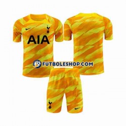 Segunda Equipación del Tottenham Hotspur Portero 2023-2024 Naranja Manga Corta para Niño (Camiseta y pantalón)