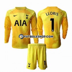 Primera Equipación del Tottenham Hotspur Portero Hugo Lloris 1 2022-2023 ML para Niño (Camiseta y pantalón)
