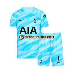 Primera Equipación del Tottenham Hotspur Portero Hugo Lloris 1 2023-2024 Manga Corta para Niño (Camiseta y pantalón)