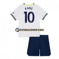 Primera Equipación del Tottenham Hotspur Harry Kane 10 2022-2023 Manga Corta para Niño (Camiseta y pantalón)
