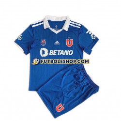 Primera Equipación del Universidad de Chile 2022 Manga Corta para Niño (Camiseta y pantalón)