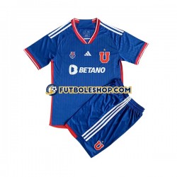 Primera Equipación del Universidad de Chile 2023 Manga Corta para Niño (Camiseta y pantalón)