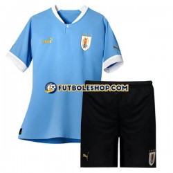 Primera Equipación del Uruguay 2022 Manga Corta para Niño (Camiseta y pantalón)