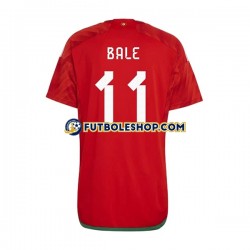 Primera Equipación del Gales Bale 11 World Cup 2022 Manga Corta para Hombre