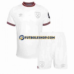 Segunda Equipación del West Ham United 2023-2024 Manga Corta para Niño (Camiseta y pantalón)