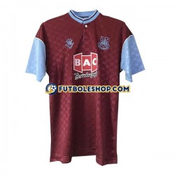 Primera Equipación del West Ham United Retro 1989-1990 Manga Corta para Hombre