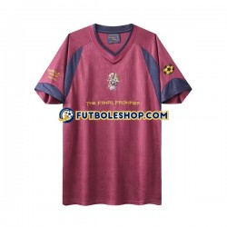 Segunda Equipación del West Ham United Retro Iron Maiden 2010 Manga Corta para Hombre