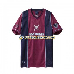 Segunda Equipación del West Ham United Retro Iron Maiden 2011 Manga Corta para Hombre