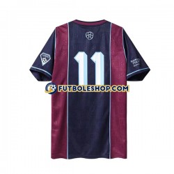 Primera Equipación del West Ham United Retro Iron Maiden 2011 Manga Corta para Hombre