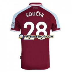 Primera Equipación del West Ham United Tomas Soucek 28 2021-2022 Manga Corta para Hombre