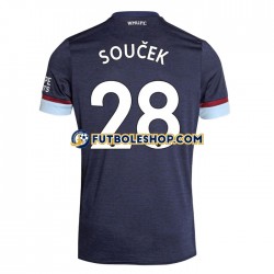 Tercera Equipación del West Ham United Tomas Soucek 28 2021-2022 Manga Corta para Hombre