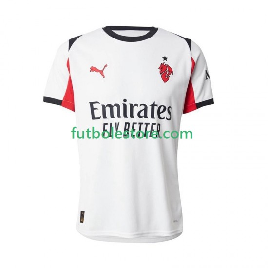 Segunda Equipación del AC Milan 2025-2026 Manga Corta para Hombre