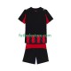 Primera Equipación del AC Milan 2025-2026 Manga Corta para Niño (Camiseta y pantalón)
