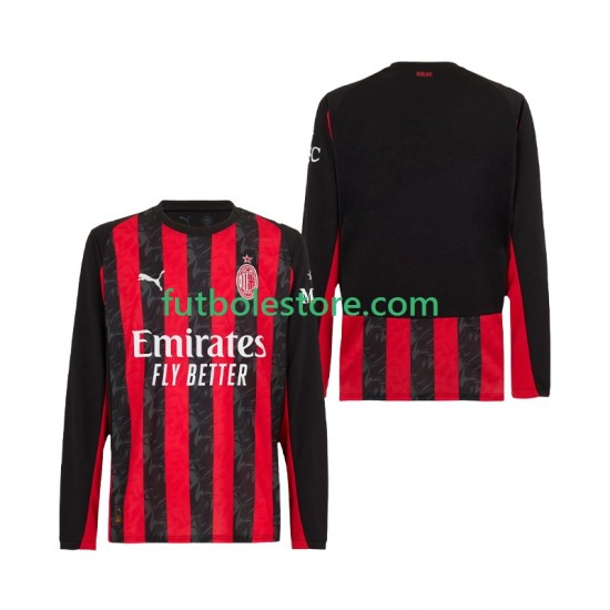 Primera Equipación del AC Milan 2025-2026 ML para Hombre Primera Equipación del AC Milan 2025-2026 ML para Hombre