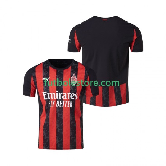 Primera Equipación del AC Milan 2025-2026 Manga Corta para Hombre Primera Equipación del AC Milan 2025-2026 Manga Corta para Hombre