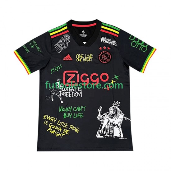 Primera Equipación del AFC Ajax Bob Marley Special 2025-2026 Negro Manga Corta para Hombre Primera Equipación del AFC Ajax Bob Marley Special 2025-2026 Negro Manga Corta para Hombre