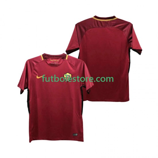 Primera Equipación del AS Roma Retro 2017-2018 Manga Corta para Hombre