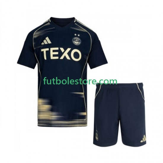Segunda Equipación del Aberdeen 2025-2026 Manga Corta para Niño (Camiseta y pantalón) Segunda Equipación del Aberdeen 2025-2026 Manga Corta para Niño (Camiseta y pantalón)