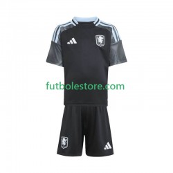Segunda Equipación del Aston Villa 2025-2026 Manga Corta para Niño (Camiseta y pantalón)