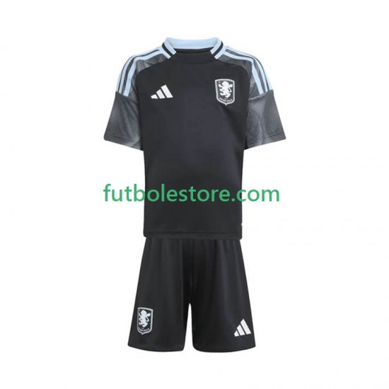 Segunda Equipación del Aston Villa 2025-2026 Manga Corta para Niño (Camiseta y pantalón)