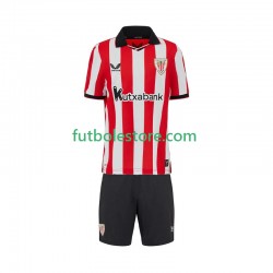 Primera Equipación del Athletic Bilbao 2025-2026 Manga Corta para Niño (Camiseta y pantalón)