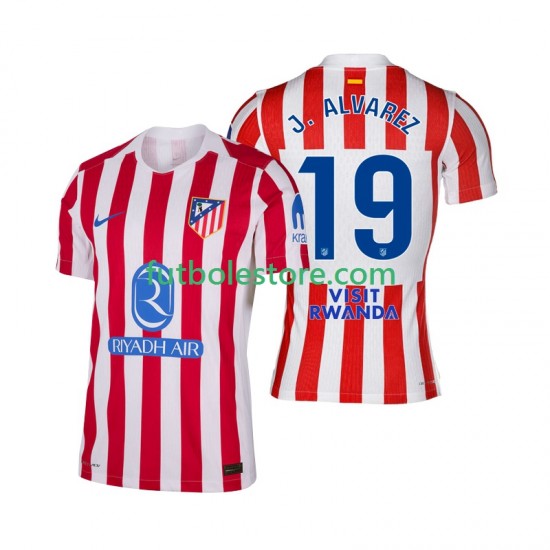 Primera Equipación del Atlético Madrid Julian Alvarez 19 2025-2026 Manga Corta para Hombre Primera Equipación del Atlético Madrid Julian Alvarez 19 2025-2026 Manga Corta para Hombre