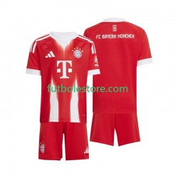 Primera Equipación del Bayern de Múnich 2025-2026 Manga Corta para Niño (Camiseta y pantalón)