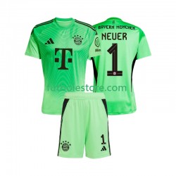 Primera Equipación del Bayern de Múnich Portero Manuel Neuer 1 2025-2026 Manga Corta para Niño (Camiseta y pantalón)