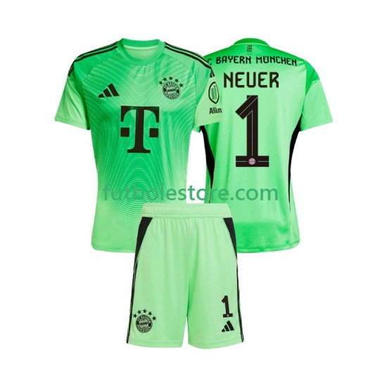Primera Equipación del Bayern de Múnich Portero Manuel Neuer 1 2025-2026 Manga Corta para Niño (Camiseta y pantalón) Primera Equipación del Bayern de Múnich Portero Manuel Neuer 1 2025-2026 Manga Corta para Niño (Camiseta y pantalón)
