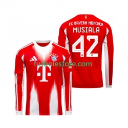 Primera Equipación del Bayern de Múnich Jamal Musiala 42 2025-2026 ML para Hombre
