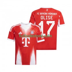 Primera Equipación del Bayern de Múnich Michael Olise 17 2025-2026 Manga Corta para Hombre