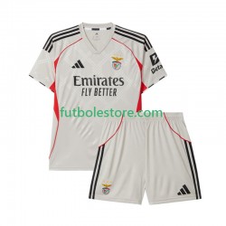 Segunda Equipación del Benfica 2025-2026 Manga Corta para Niño (Camiseta y pantalón)