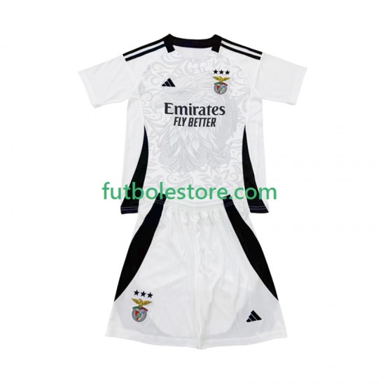 Primera Equipación del Benfica Special 2025-2026 Blanco Manga Corta para Niño (Camiseta y pantalón)