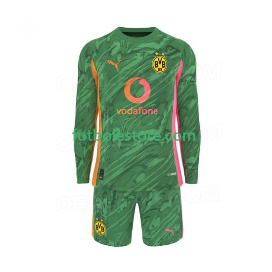 Primera Equipación del Borussia Dortmund Portero 2025-2026 ML para Niño (Camiseta y pantalón) Primera Equipación del Borussia Dortmund Portero 2025-2026 ML para Niño (Camiseta y pantalón)