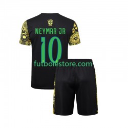 Primera Equipación del Brasil Neymar JR 10 Jesus 2024 Manga Corta para Niño (Camiseta y pantalón)