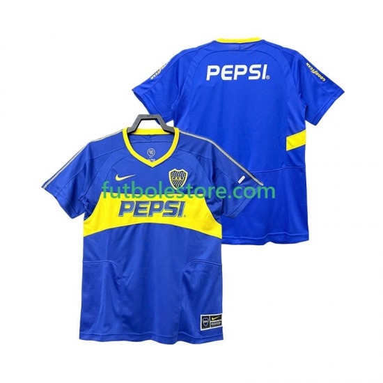 Primera Equipación del CA Boca Juniors Retro 2003 2004 Manga Corta para Hombre Primera Equipación del CA Boca Juniors Retro 2003 2004 Manga Corta para Hombre
