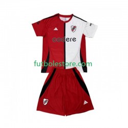 Tercera Equipación del CA River Plate 2024-2025 Manga Corta para Niño (Camiseta y pantalón)