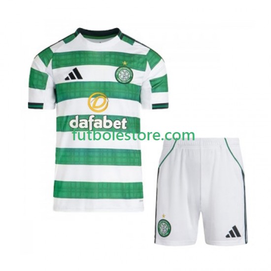 Primera Equipación del Celtic FC 2025-2026 Manga Corta para Niño (Camiseta y pantalón) Primera Equipación del Celtic FC 2025-2026 Manga Corta para Niño (Camiseta y pantalón)