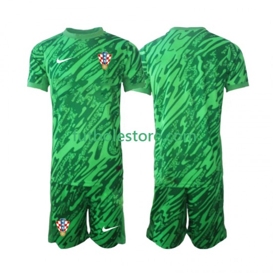 Segunda Equipación del Croacia Portero 2024 Manga Corta para Niño (Camiseta y pantalón) Segunda Equipación del Croacia Portero 2024 Manga Corta para Niño (Camiseta y pantalón)