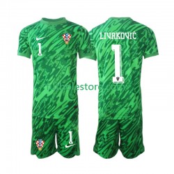 Segunda Equipación del Croacia Portero DOMINIK LIVAKOVIC 1 2024 Manga Corta para Niño (Camiseta y pantalón) Segunda Equipación del Croacia Portero DOMINIK LIVAKOVIC 1 2024 Manga Corta para Niño (Camiseta y pantalón)
