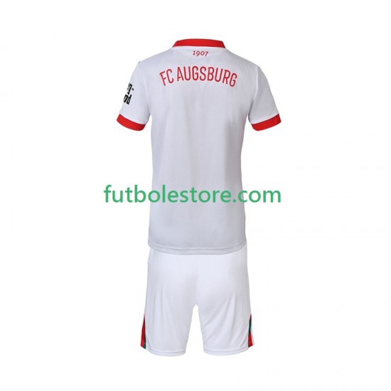Primera Equipación del FC Augsburg 2025-2026 Manga Corta para Niño (Camiseta y pantalón)