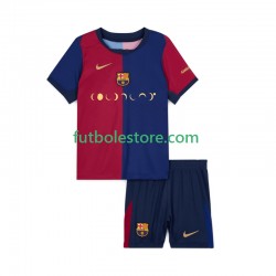Primera Equipación del FC Barcelona Coldplay 2024-2025 Manga Corta para Niño (Camiseta y pantalón)