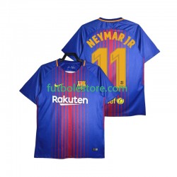 Primera Equipación del FC Barcelona Neymar JR 11 Retro 2017-2018 Manga Corta para Hombre