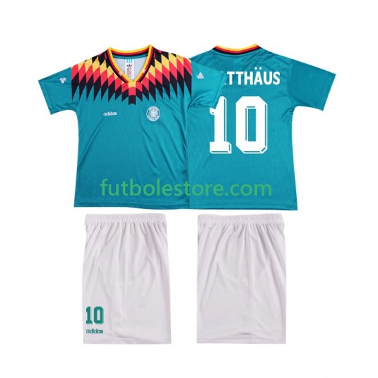 Segunda Equipación del Alemania MATTHAUS 10 Retro 1994 Manga Corta para Niño (Camiseta y pantalón) Segunda Equipación del Alemania MATTHAUS 10 Retro 1994 Manga Corta para Niño (Camiseta y pantalón)