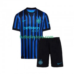 Primera Equipación del Inter Milan 2025-2026 Manga Corta para Niño (Camiseta y pantalón)