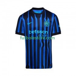 Primera Equipación del Inter Milan 2025-2026 Manga Corta para Hombre