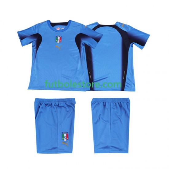 Primera Equipación del Italia Retro 2006 Manga Corta para Niño (Camiseta y pantalón) Primera Equipación del Italia Retro 2006 Manga Corta para Niño (Camiseta y pantalón)