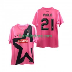 Segunda Equipación del Juventus Andrea Pirlo 21 Retro 2011-2012 Manga Corta para Hombre
